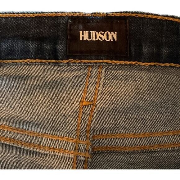 Hudson Natalie Super Skinny Jeans Size 26 Blue Denim Womens Jeans - Picture 11 of 14